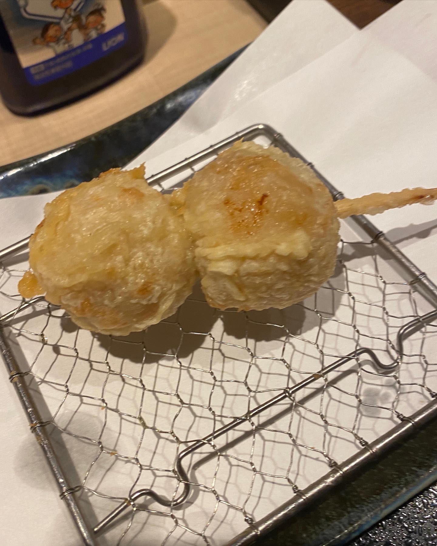 里芋の串揚げ